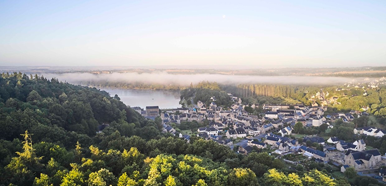 image du lac de Jugon aérienne
